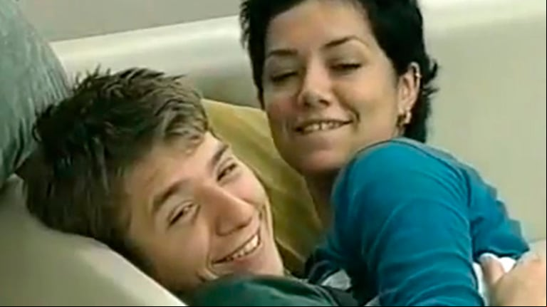 Gastón Trezeguet y Eleonora González en Gran Hermano 2001