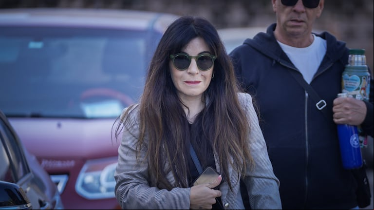 Gianinna Maradona en una de las audiencias del juicio por la muerte de su papá (Foto: TN/Nicolás González).