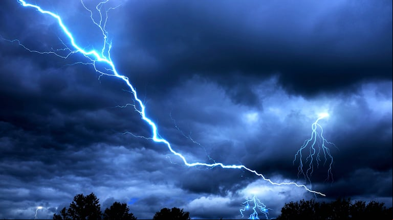 Hay alerta roja, naranja y amarilla por tormentas en Buenos Aires para hoy, 17 de mayo (Foto: SMN)