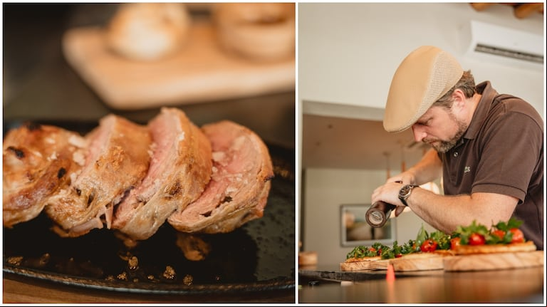 Holloway en la cocina de Hornero. (Foto: Instagram/@hornero.lamorada).