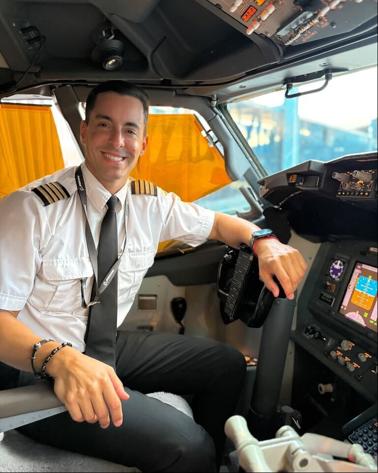 Hoy en día, Anchorena es piloto comercial. (Foto: Instagram / martinanchorena).
