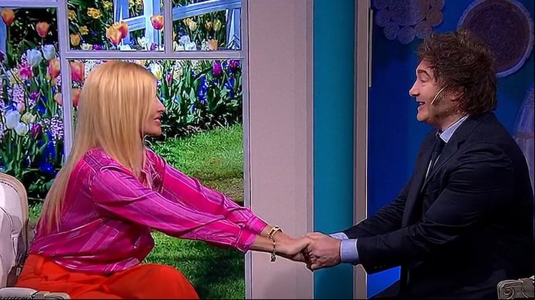 Javier Milei visitó a Yuyito González en su programa a un año de su primera entrevista: “Cumplí”