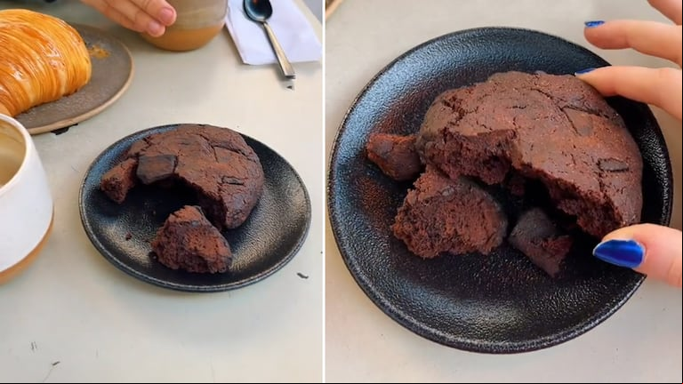 Una joven fue a merendar con su novio y pidió la galletita más popular de TikTok: el precio indignó a todos