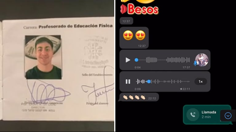 Se recibió de profesor, su papá no lo pudo ir a ver porque estaba enfermo pero le mandó un conmovedor audio 