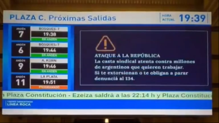 Dura crítica del Gobierno a la CGT por el paro: “La casta sindical atenta contra millones de argentinos”