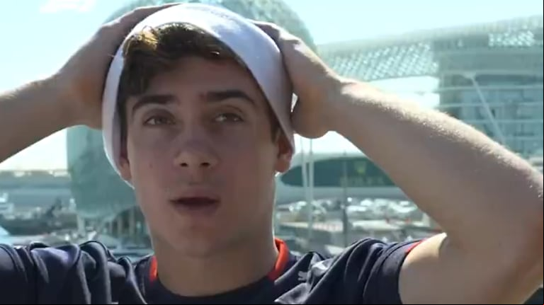 Franco Colapinto participó de un video de la Fórmula 1 por Navidad y expresó un fuerte deseo