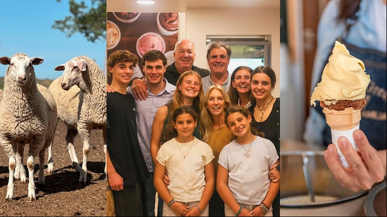 Del campo a la heladería: una familia empezó criando ovejas y ahora sorprende a la ciudad con delicias únicas
