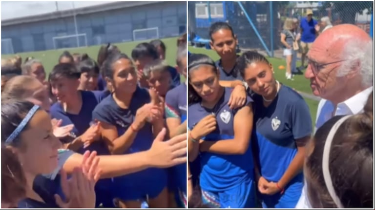 Carlos Bianchi sorprendió al equipo femenino de Vélez con un claro mensaje antes de la final por el ascenso