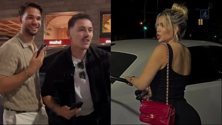 Wanda Nara mostró como fue su noche en Milán.