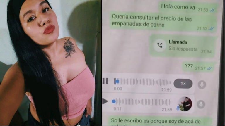 Preguntó el precio de unas empanadas por WhatsApp, pero la atención de la vendedora fue inesperada