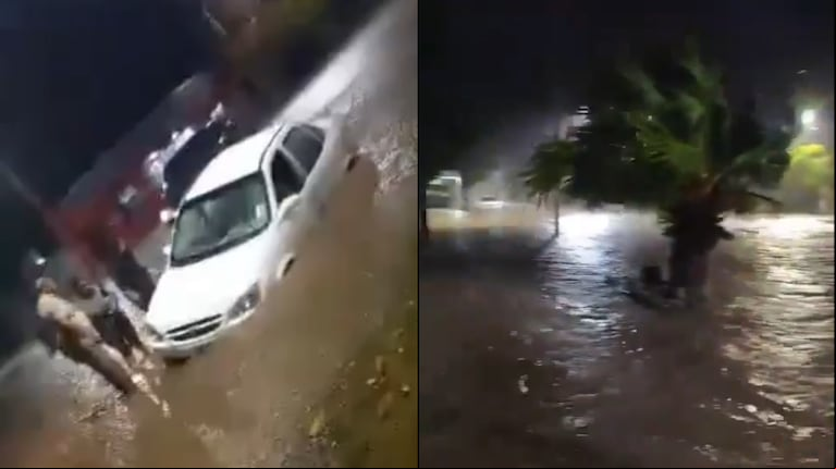 Feroz temporal en Santa Fe: suspendieron las clases y hay evacuados por las inundaciones