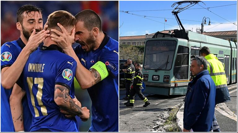 El goleador de la Selección de Italia tuvo un grave accidente de tránsito y terminó en el hospital