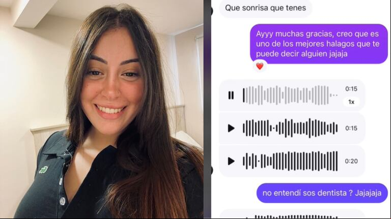 Una joven subió una foto a Instagram y la respuesta de un chico sobre sus dientes la descolocó