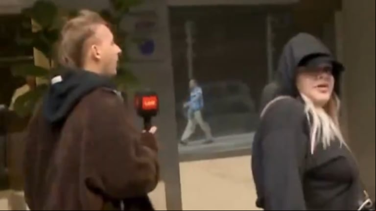 “¡No me molestes más!”: así fue el tremendo cruce entre Morena Rial y un notero que la siguió durante cuadras