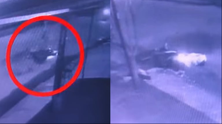 Video: un motoquero atropelló a un ciclista, lo dejó tirado en la calle y se escapó con la ayuda de sus amigos