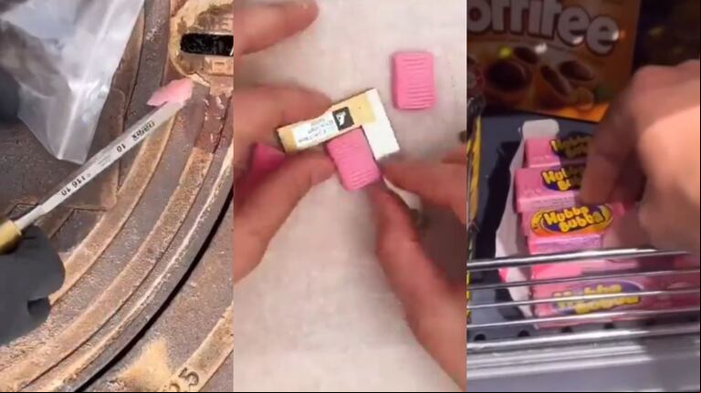 Se viralizó un video de un hombre que “recicla” chicles usados y los deja como nuevos para volver a venderlos