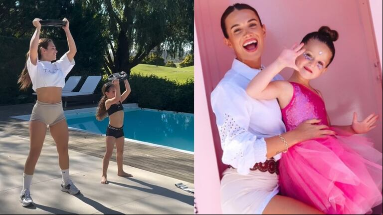 Cami Homs mostró el entrenamiento que hizo con su hija de seis años y dejó a todos sin palabras