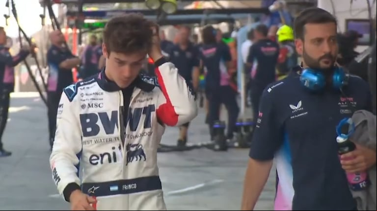 “Lo siento, amigo”: las disculpas del equipo Alpine para Franco Colapinto ante un nuevo problema en su auto