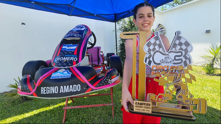 Tras los pasos de Franco Colapinto: tiene 11 años, es campeona de karting y sueña con llegar a la Fórmula 1