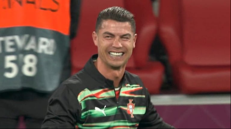 El llanto de Cristiano Ronaldo tras la victoria de Portugal ante España