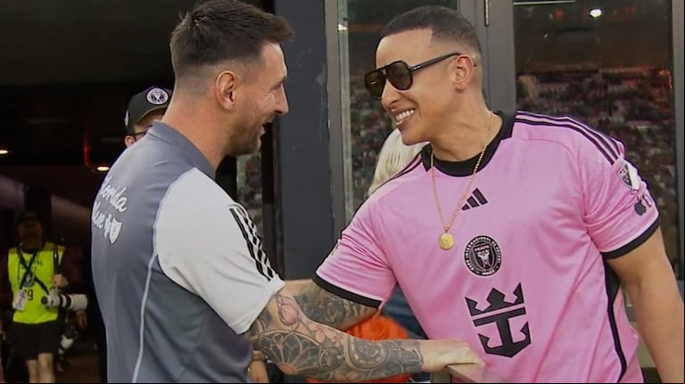 Lionel Messi se encontró con una mega estrella en la previa del partido del Inter Miami y estallaron las redes