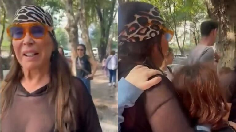 El divertido momento en que Moria Casán fue a buscar a su nieto Dante al colegio: “Abuela Mo”
