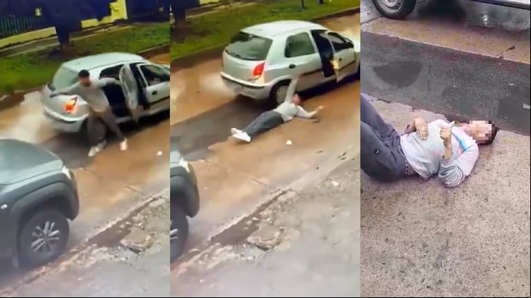 La inesperada reacción del delincuente que fue baleado por un hombre al que le quiso robar la camioneta