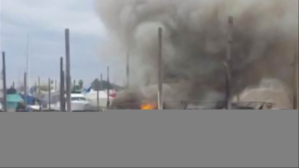Incendios en San Fernando y Quilmes. Los videos llegaron a TN y La Gente.