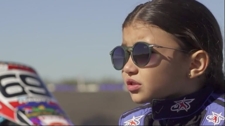sca, con 8 años, vive a máxima velocidad: su papá le regaló un karting que le cambió la vida