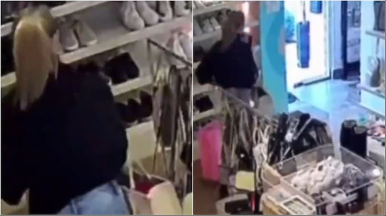 Se viralizó un video de la pareja de un jugador robando y quedó envuelta en un escándalo 