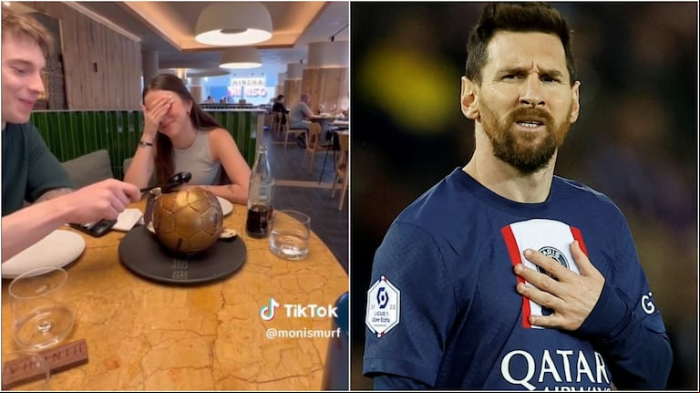 Invitó a su novio al restaurante de Messi, pero se llevó una sorpresa rarísima con el postre