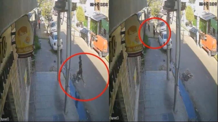 Video: así escapaba el joven que degolló a su novia en una habitación de un hotel alojamiento