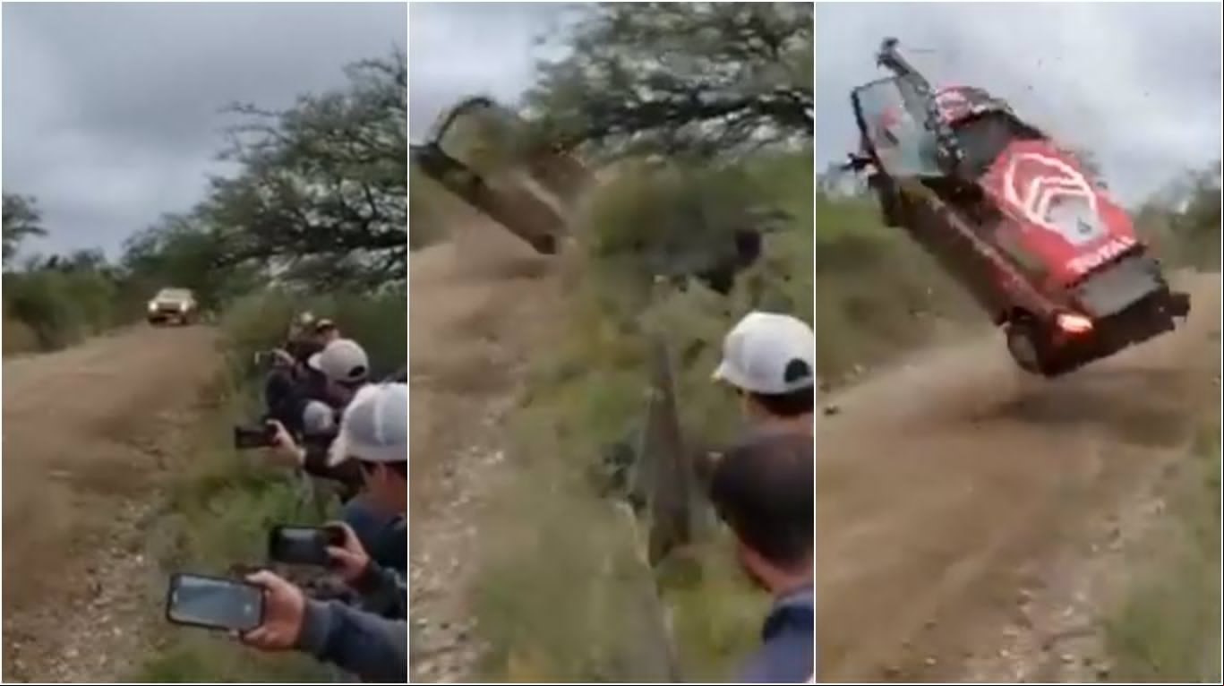 El impresionante accidente en el rally de Argentina que pudo haber terminado en una tragedia
