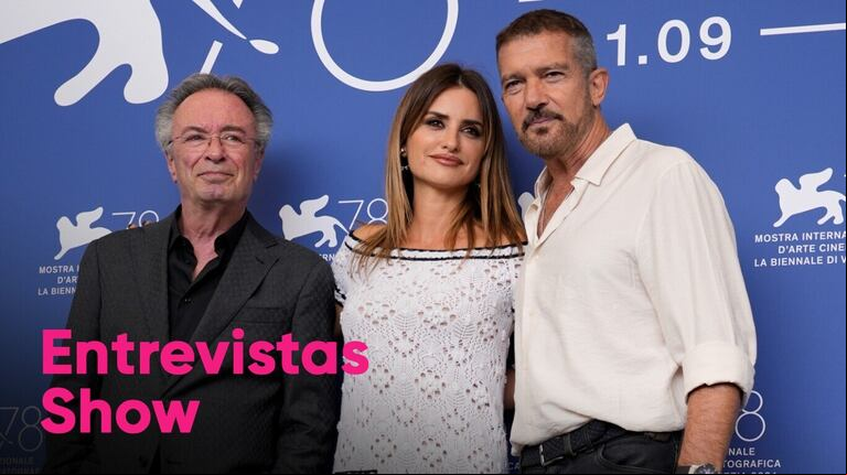 Mano a mano con Penélope Cruz, Antonio Banderas y Oscar Martínez, los protagonistas de “Competencia oficial”: el dream team que brilla en Venecia