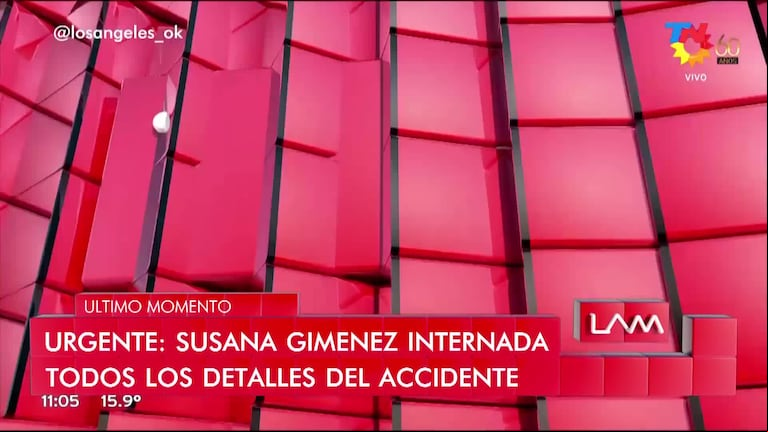 Susana Giménez se cayó en su casa de Uruguay y se dislocó el codo
