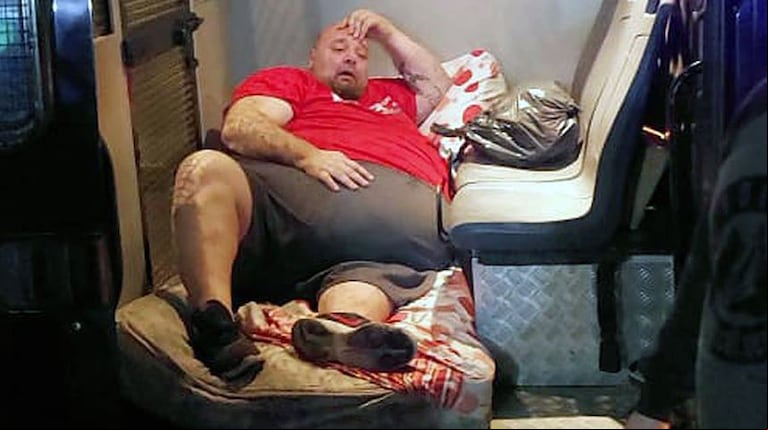 Cayó el prófugo de 220 kilos: no puede caminar por sí solo y se había fugado de la casa en Mar del Tuyú donde cumplía prisión domiciliaria
