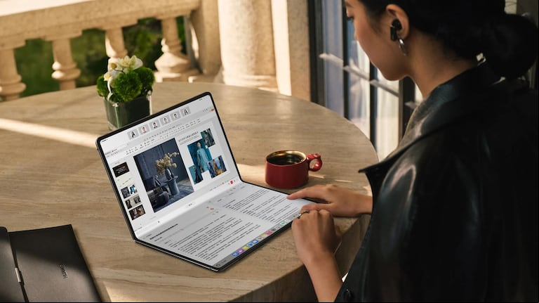 Huawei MateBook Fold Ultimate Design: estas son las características de la computadora plegable que asoma en China. (Foto: Huawei)