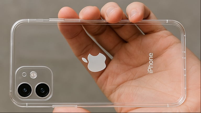 Insiders aseguran que será un iPhone mayormente de vidrio y curvo. (Foto: Creada con ChatGPT)