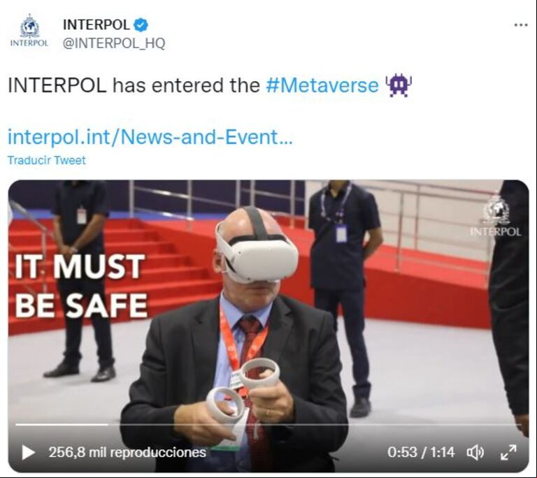 Interpol anunció su participación en el metaverso con un entorno que parece un videojuego
