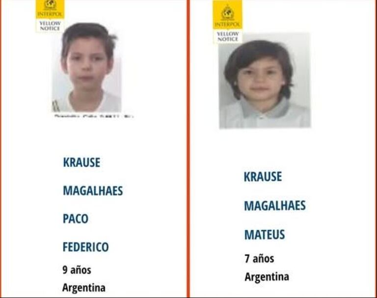 Interpol emitió una alerta amarilla para potenciar la búsqueda de los chicos. (Foto: Facebook: Herman Krause).