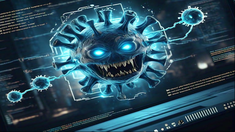 Interpol y Microsoft desarticularon Lumma, la herramienta de robo de datos más usada por ciberdelincuentes. (Imagen: MetaAI)