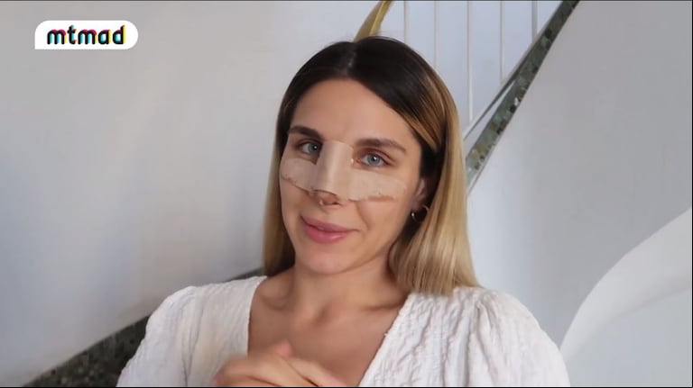 Ivana Icardi decidió someterse a una cirugía de nariz (Foto: Captura mtmad).