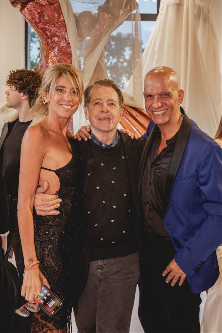 Ivana Picallo, Héctor Vidal Rivas y Gabriel Machado. (Foto: Argentina Fashion Week)