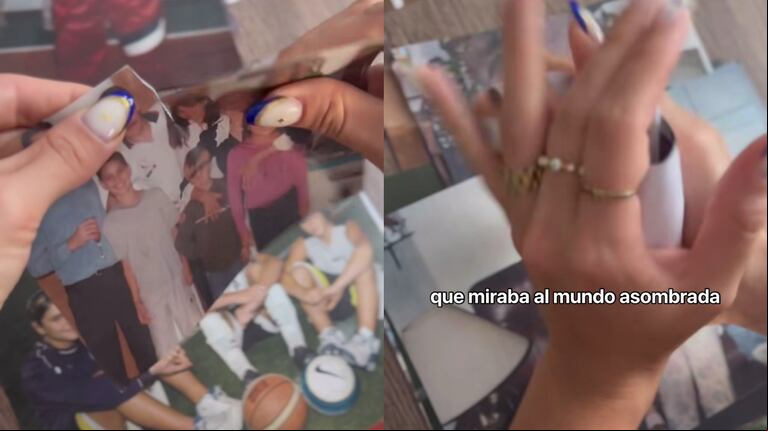 Ivana rompió y arrugó fotos de su infancia con Mauro Icardi. (Foto: captura Instagram/ivannaicardi)