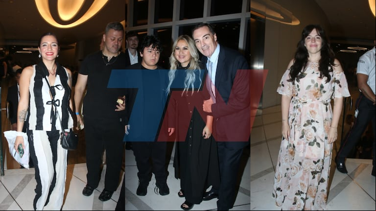 Jana, Dieguito Fernando y Dalma Maradona estuvieron en la presentación dela fundación en honor a su papá. (Foto: Movilpress)