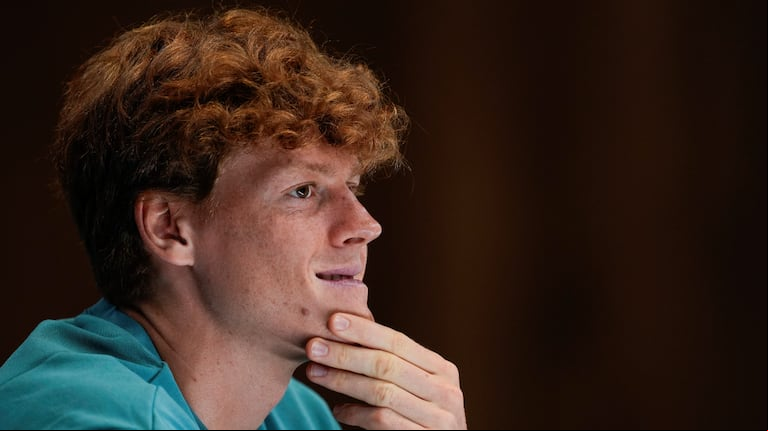 Jannik Sinner fue sancionador a tres meses por doping. (Foto: AP).