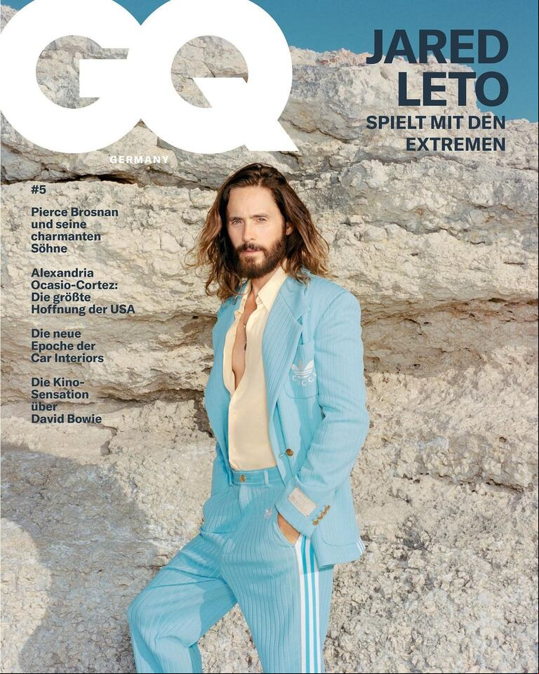 Jared Leto posó para la nueva portada de GQ Alemania. (Foto: Instagram/@gq_).