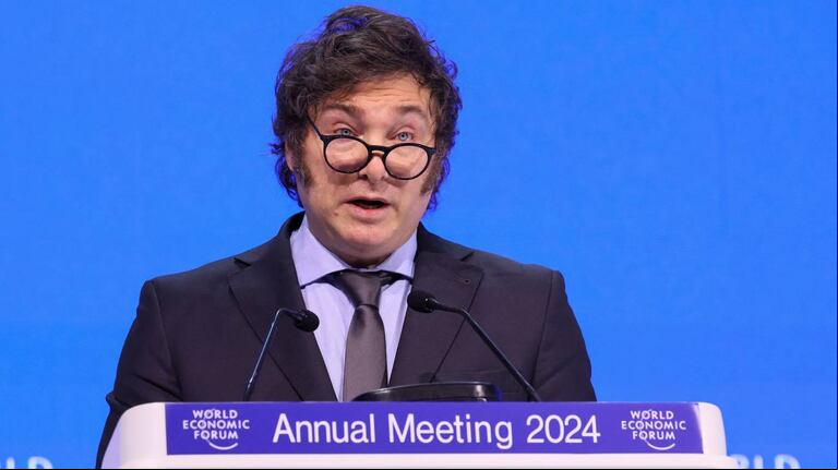 Javier Milei dará un discurso de 30 minutos en el Foro Económico de Davos. (Foto: Reuters - Denis Balibouse).