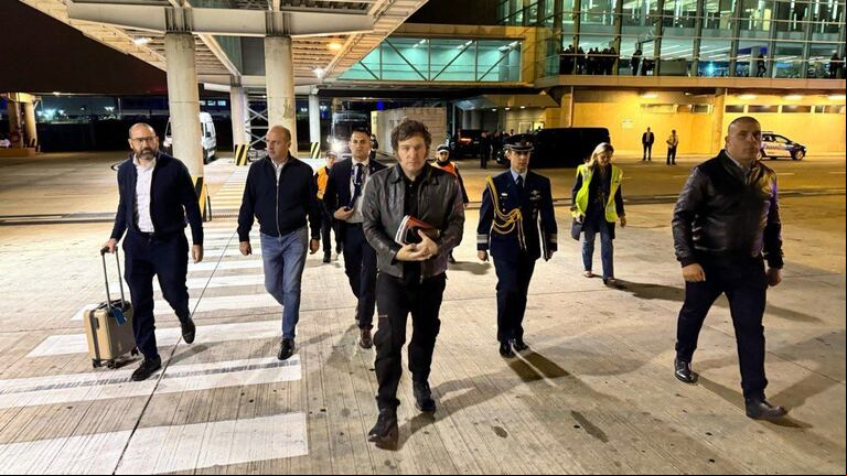 Javier Milei llegó a Miami junto a su hermana, Karina Milei, para recibir una distinción de la colectividad judía (Foto: Oficina del Presidente).