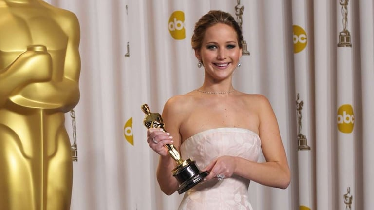 Jennifer Lawrance ganó un Oscar por su actuación en “El lado luminoso de la vida” (Foto: AP).